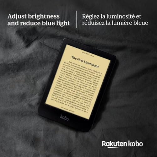 Kobo Clara BW | eReader | 6” Glare-Free Touchscreen with ComfortLight PRO | Dark Mode Option | Audiobooks | Waterproof | 16GB of Storage | Black — view 4