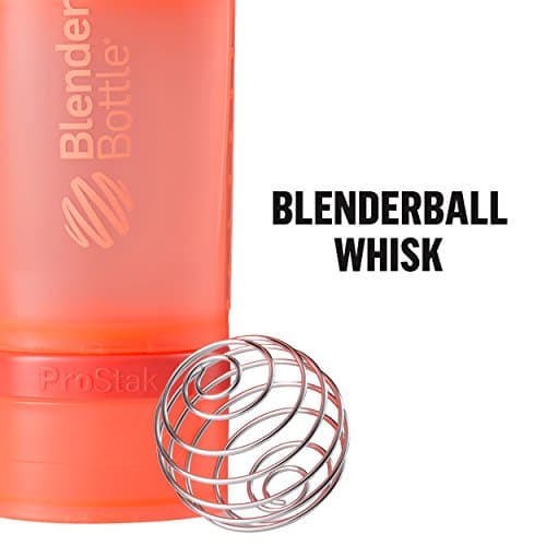 BlenderBottle ProStak System with 22-Ounce Bottle and Twist n' Lock Storage, Pebble Grey — view 2