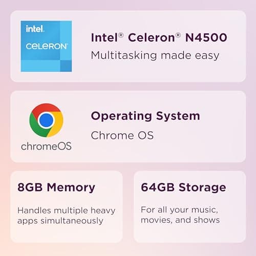 Lenovo IdeaPad 3i Chromebook, 15.6” FHD Display, Intel Celeron N4500, 8GB RAM, 64GB eMMC, 1920x1080 px, 720p Camera, Chrome OS, Abyss Blue — view 2