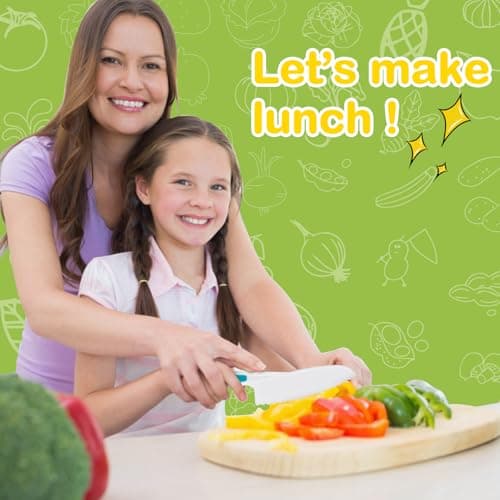 COVLUROTO 15PCS Montessori Kitchen Toys for Toddlers: Stocking Stuffers for Kids - Kids Safe Cooking Sets Real Knife Set for Real Cooking - Easter Basket Stuffers Christmas Birthday Gifts for Boy Girl — view 4