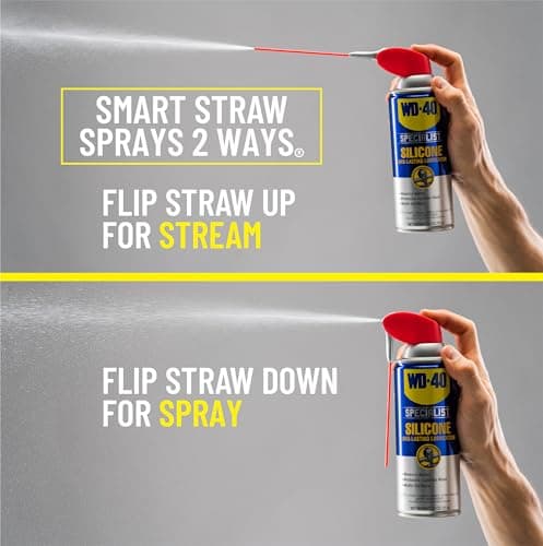 WD-40 Specialist Silicone Lubricant with SMART STRAW SPRAYS 2 WAYS, 11 OZ — view 2