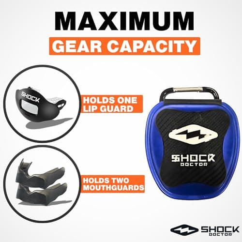 Shock Doctor Microbial Mouth Guard Case, Orange — view 4