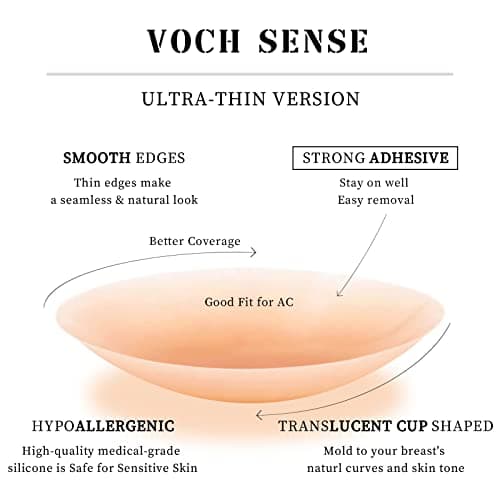 VOCH GALA Premium Nipple Covers for Women 2 Pairs Caramel — view 2