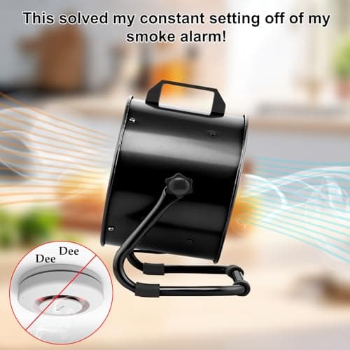 Portable Range Hood with 9 Activated Carbon Filters, Strong Suction Kitchen Exhaust Fan for Indoor BBQ, Hot Pot, RV & Desktop Cooking Pure Black — view 2