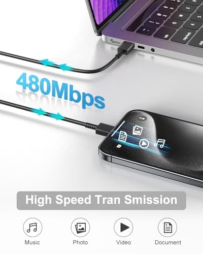 Type C Charger Fast Charging, 2Pack [10FT&6FT] Long USB C Cable with 25W Phone Super Fast Charger Block Compatible with Galaxy S25/S24/Plus/Ultra,iPhone 15/16/17/Air/Plus/Pro Max — view 2