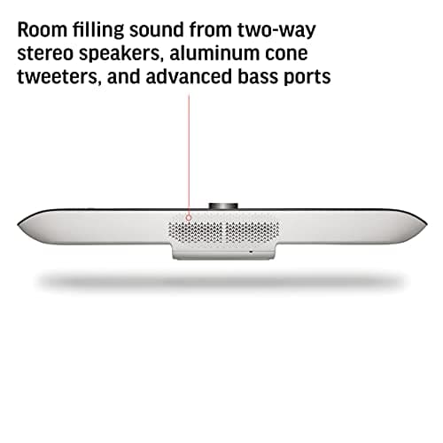 Poly - Studio X70 Video Bar for Large Conference Rooms Poly (Plantronics + Polycom) - Premium 4K Audio & Video Conferencing Solution - Camera, Speakers, & Microphones - Works w/Teams, Zoom (Certified) — view 5