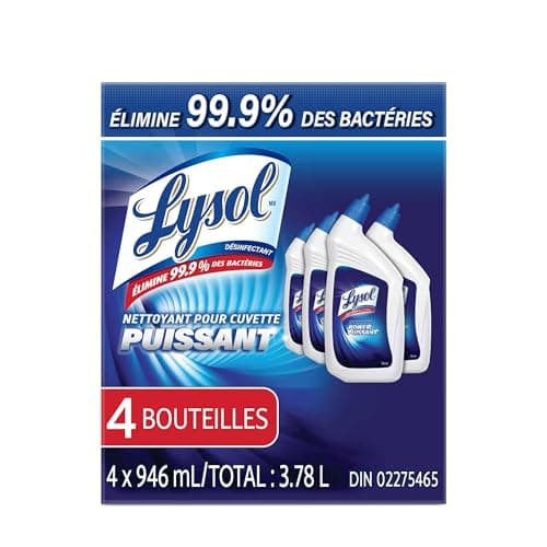 Lysol Power Toilet Bowl Cleaner, Disinfectant Gel, 4 × 946 mL — view 9
