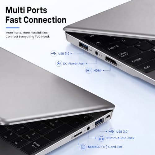 15.6 Inch Laptops, Core i3 Processor, 8GB RAM, 128GB SSD, Backlit Keyboard — view 4