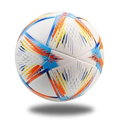 GX TOUR+ World Cup Quality, All-Surface Play, Thick and Durable Eco Leather Cover, Outdoor Sports, Premium Size 5 Soccer Ball for Training & Competitive Matches — view 5