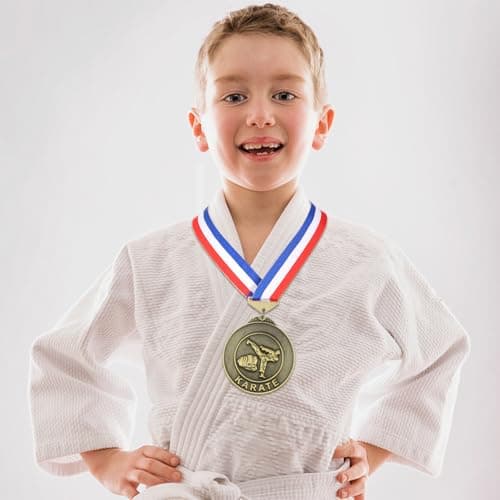 HAPINARY Zinc Alloy Competition Award Medal with Hanging Plate, Rust Resistant and Easy Display for Judo — view 3