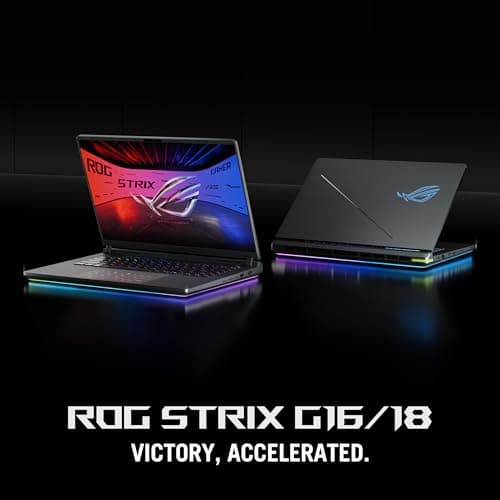 ASUS ROG Strix G18 (2025) Gaming Laptop, 18” ROG Nebula 16:10 2.5K 240Hz/3ms, NVIDIA GeForce RTX 5070Ti, Intel Core U9 HX, 32GB, 1TB, G815LR-AS96-CA — view 2