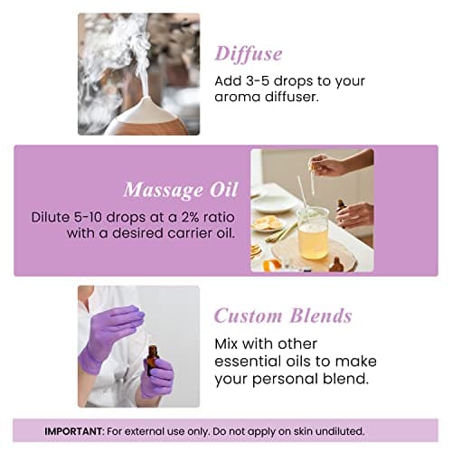 Handcraft Lavender Essential Oil - 100% Pure and Natural - Premium Therapeutic Grade with Premium Glass Dropper - Huge 4 fl. Oz — view 3