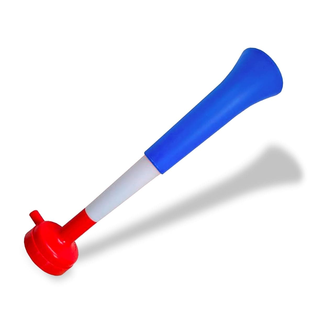 Pack 3 Trompetas Vuvuzelas Extensibles para Animación Deportiva - Bocina Potente 98dB Desmontable - Accesorio de Estadio para Fútbol y Eventos Exteriores - Trompeta Plegable Portátil