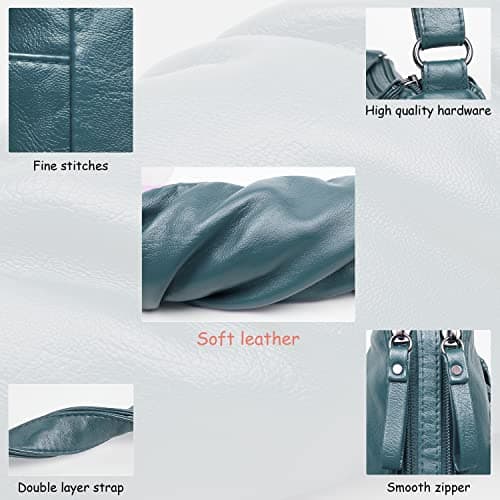 VOLGANIK ROCK Purses for Women Soft PU Leather Shoulder Bag Ladies Crossbody Purse and handbags Lightweight Pocketbook — view 7