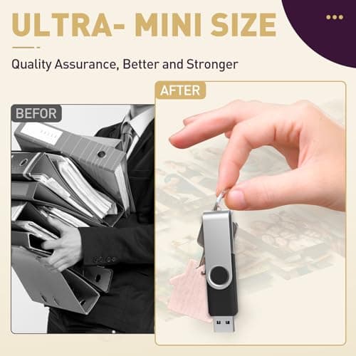 10 Pack 4GB USB Stick, USB 2.0 Flash Memory Stick Portable Thumb Drive Jump Drive for Data Storage for Laptop, PC — view 5