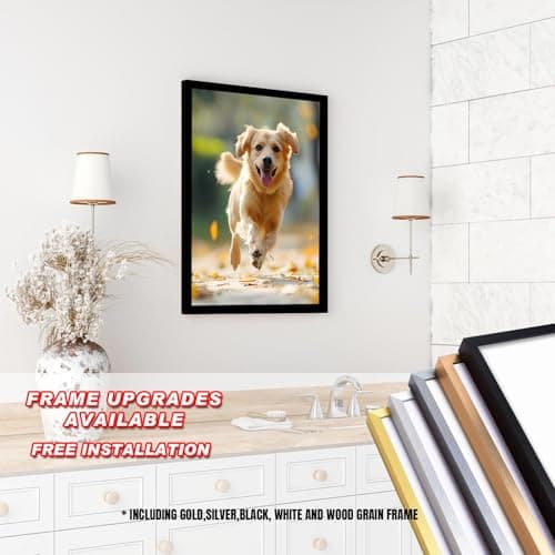 Custom Framed Canvas Prints With Your Photos - Personalized Picture To Canvas Wall Art (5"W x 7"H)- Floating Frames Available — view 4