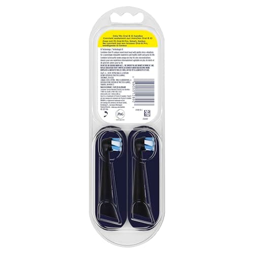 Oral-B iO Genuine Ultimate Clean Replacement Brush Heads, Black, 2ct Refills, 6 Month Supply, Compatible Exclusively with Oral-B iO Electric Toothbrushes, Not Compatible with any Other Series Including: Pro, Vitality, Smart, or Genius — view 14