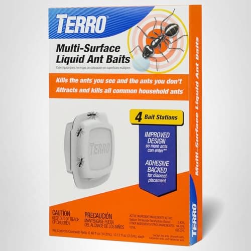 TERRO Multi-Surface Liquid Ant Baits, 4-Pack, Indoor Bait Stations for Home — view 14