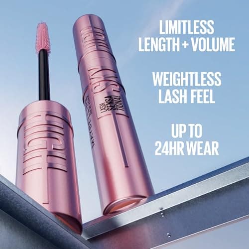 Maybelline New York Lash Sensational Sky High Washable Eyelash Mascara Makeup, Volumizing, Lengthening, Defining, Curling, Multiplying, Buildable Formula, Very Black, 7.2 ml — view 3