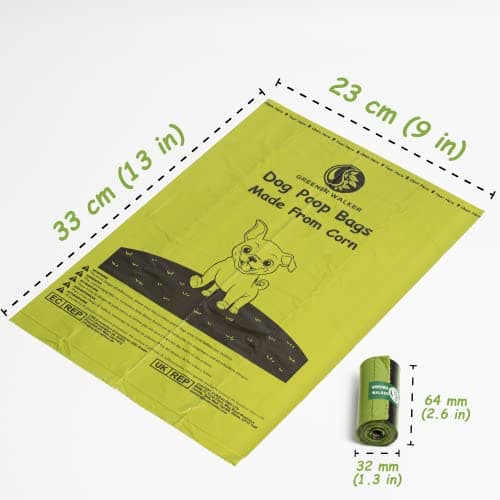 GREENER WALKER Poop Bags for Dog Waste-540 Bags,Extra Thick Strong 100% Leak Proof Dog waste Bags (Brown) — view 5