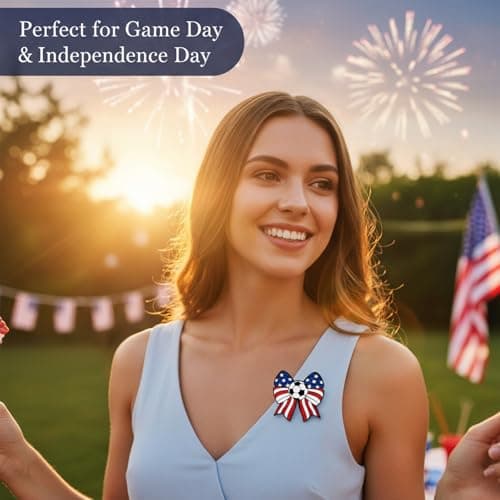 4 PCS World Cup Soccer Pins 2026 Patriotic American Flag Pins for Bags Backpack Jersey Fan Gear World Cup Collectible Soccer Pin 2026 Game Day Accessories for Football Fans Team Spirit — view 5