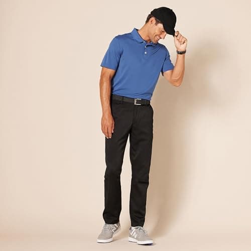 Amazon Essentials Men's Straight-Fit All-Day Stretch Golf Pant, Black, 38W x 32L — view 3