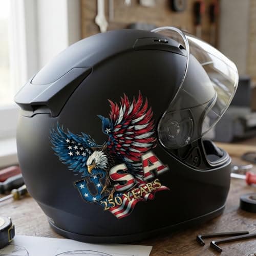 2pcs USA 250th Anniversary Merchandise - Patriotic 1776-2026 Vinyl Car Decals and Bumper Stickers for Cars, Trucks, Vehicles, 250 Years Commemorative Window Decal — view 4
