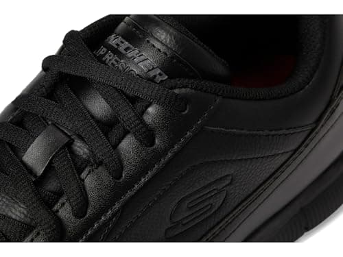 Skechers for Work Women's Nampa-Wyola Food Service Shoe, black polyurethane, 5 M US — view 6