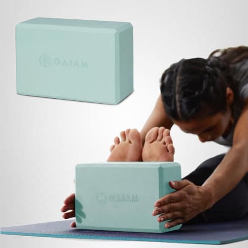 Gaiam Yoga Block - Supportive Latex-Free Eva Foam - Soft Non-Slip Surface with Beveled Edges for Yoga, Pilates, Meditation - Yoga Accessories for Stability, Balance, Deepen Stretches — view 8