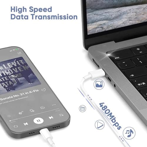 StinkLight iPhone 20W USB C Fast Charger with USB C to Lightning Cable & Compatible Cord for iPhone 14/13/12/11/XS/XR/X/iPad — view 4
