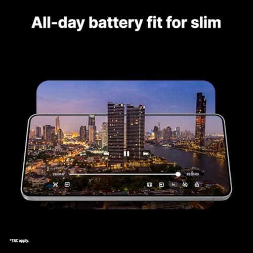 Samsung Galaxy S25 Edge Phone, 512 GB AI Smartphone, Unlocked Android, Night Video, Fast Processor, ProScaler Display, All-Day Battery, 2025, US 1 Yr Manufacturer Warranty, Titanium JetBlack — view 8