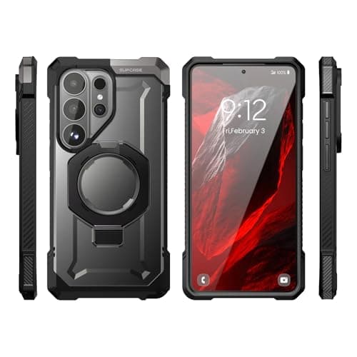 SUPCASE for Samsung Galaxy S26 Ultra Case with Kickstand (Unicorn Beetle Grip), [Wireless Charge Compatible] [Military-Grade Protection] Heavy-Duty Magnetic Phone Case for S26 Ultra 6.9 Inch, Dark — view 8