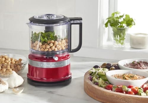 KitchenAid KFC3516ER 3.5 Cup Mini Food Processor, Empire Red — view 3
