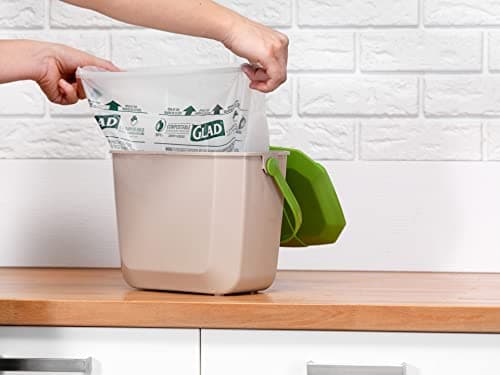 Glad 100% Compostable Bags - Small 10 Litres - Lemon scent 100 Compost Bags — view 8