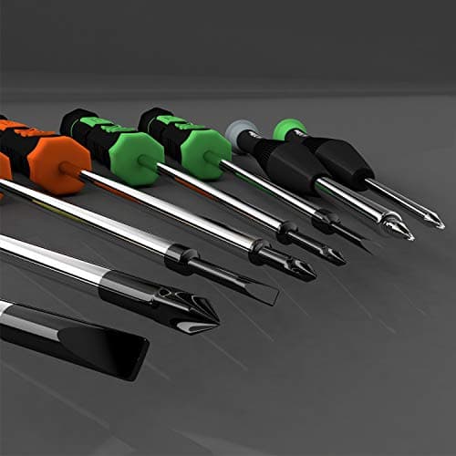 Screwdriver Set, 12 Pcs Small Screwdriver Set with Flathead Phillips Pentalobe Screwdriver In Different Sizes for iPhone PC Laptop Eyeglass Jewelry Watch — view 4
