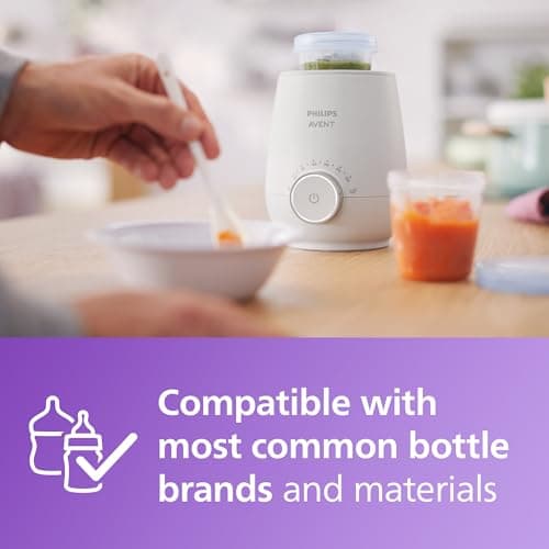 Philips Avent Premium Fast Bottle Warmer, with Smart Temperature Control, Water Bath Technology, Automatic Shut-off, Model SCF358 — view 5