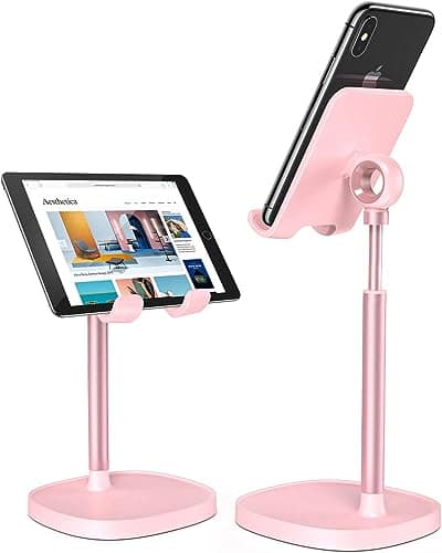 LISEN Phone Stand for Desk, iPhone Holder for Desk Offices Accessories