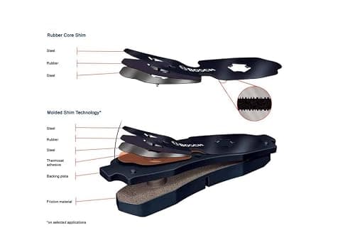 Bosch BC1602 QuietCast Premium Ceramic Disc Brake Pad Set For: Ford F-150, Rear