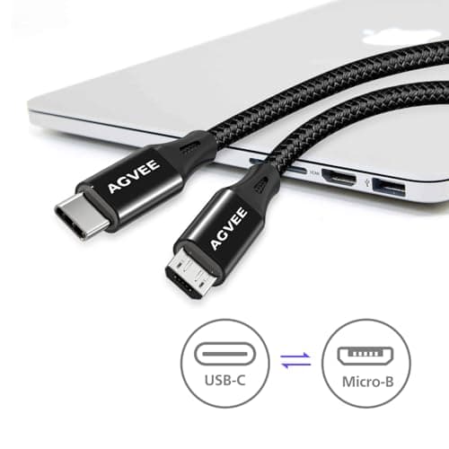AGVEE 3ft USB-C to Micro USB Cable — view 5