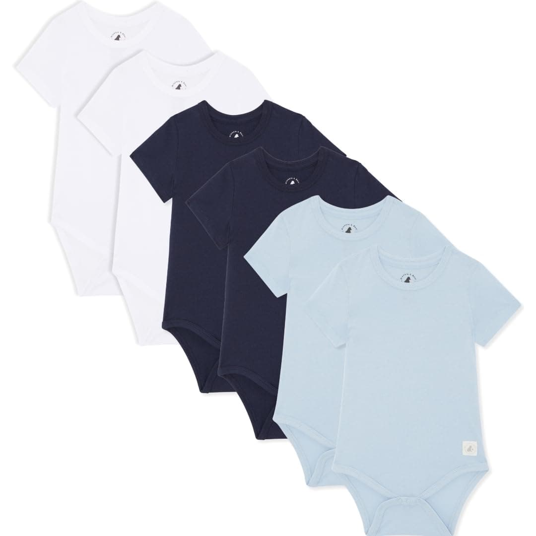 Bramble & Bear Body Bebé Manga Corta/Largo Pack de 3/6 - Body Bebé Unisex de Algodón Orgánico para Bebés de 0 a 3 años — view 11
