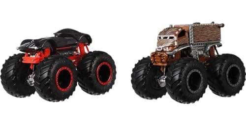 Hot Wheels Monster Trucks 2-Pack, Demolition Doubles Set of 2 Toy Vehicles in 1:64 Scale, for Kids & Collectors (Styles May Vary) — view 5