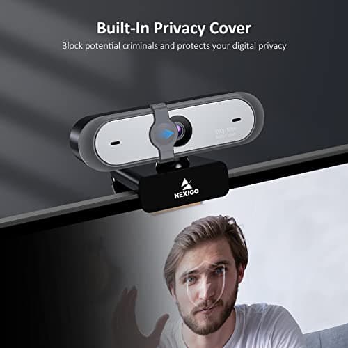 NexiGo N660P 1080P 60FPS Webcam with Software Control, Dual Microphone & Cover, Autofocus, HD USB Computer Web Camera, for OBS/Gaming/Zoom/Skype/FaceTime/Teams/Twitch — view 5