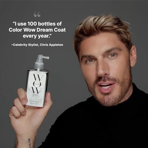 COLOR WOW Dream Coat Supernatural Spray, Anti-Humidity Frizz Control and Heat Protectant for Glassy, Shiny Hair — view 5