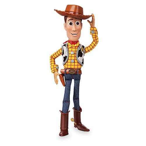 Disney Store Official Sheriff Woody Talking Action Figure from Toy Story, Features Sounds and Phrases from the Movies, Interacts with Other Figures and Toys — view 2