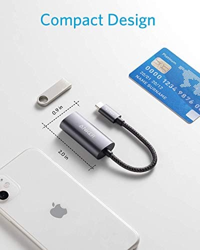 Anker USB C to Ethernet Adapter, Portable USB C Type-C 1-Gigabit Network Hub, 10/100/1000 Mbps,Network Adapter for MacBook Pro, iPad Pro 2019/2018, ChromeBook, XPS, Galaxy S9/S8, and More — view 5