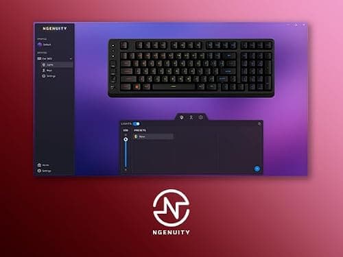 HyperX Eve 1800 – Gaming Keyboard, 1800 Form Factor,10 Zone Customizable RGB Lighting, Built-in Media Buttons, Membrane Switches, – Black — view 11