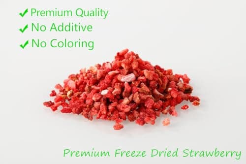 Premium Freeze Dried Strawberries Pieces 6.5 Oz/185g,Frozen Dried Strawberry,100% Pure & No Additives. — view 4