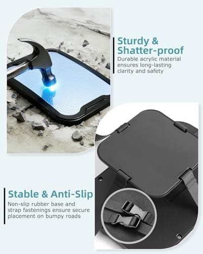 Zacro Baby Car Mirror, Shatter-Proof Acrylic Baby Mirror for Car, Rearview Baby Mirror-Easily to Observe The Baby's Every Move, Safety and 360 Degree Adjustability — view 3