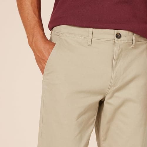 Amazon Essentials Men's Slim-Fit Casual Stretch, Khaki, 38W x 32L — view 4