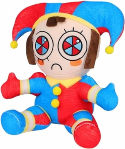SAJISP The Amazing Digital Circus Plush,10.3" Pomni Plushies Toy Gift, Cute Stuffed Figure Doll for Kids and Adults, Birthday Halloween Christmas Choice for Boys Girls — view 2